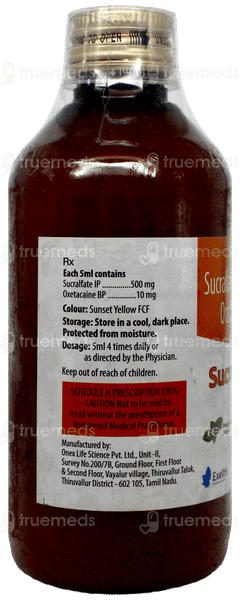 Sucralcoat O Peppermint Flavour Sugar Free Suspension 200Ml